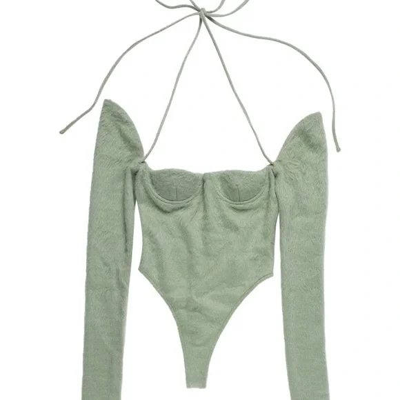 LaQuan smith mohair bodysuit NWT - Picture 2 of 11